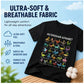 T-shirt graphique alphabet dinosaure pour enfants