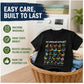 T-shirt graphique alphabet dinosaure pour enfants