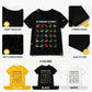 T-shirt graphique alphabet dinosaure pour enfants