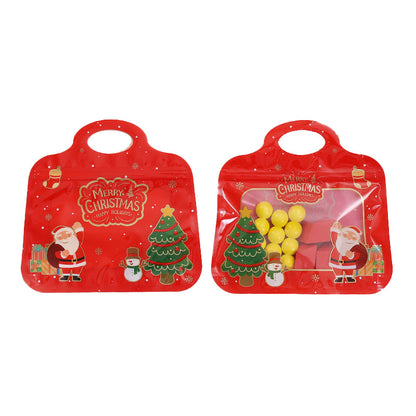 🎄Promo Noël -60% ! Achat 2 pour 1 offert, Sac à bonbons et biscuits de Noël auto-scellant, best-seller