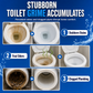 Comprimés effervescents pour le nettoyage des toilettes, sans danger pour les fosses septiques